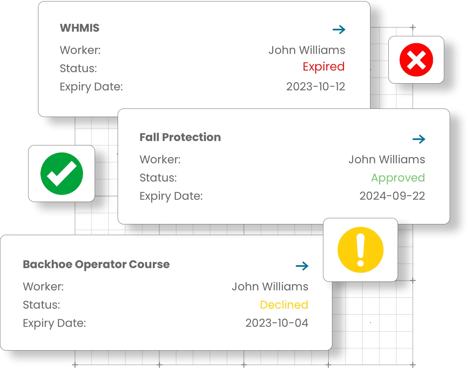 Showing certificate transparency in the Corfix construction document management mobile app