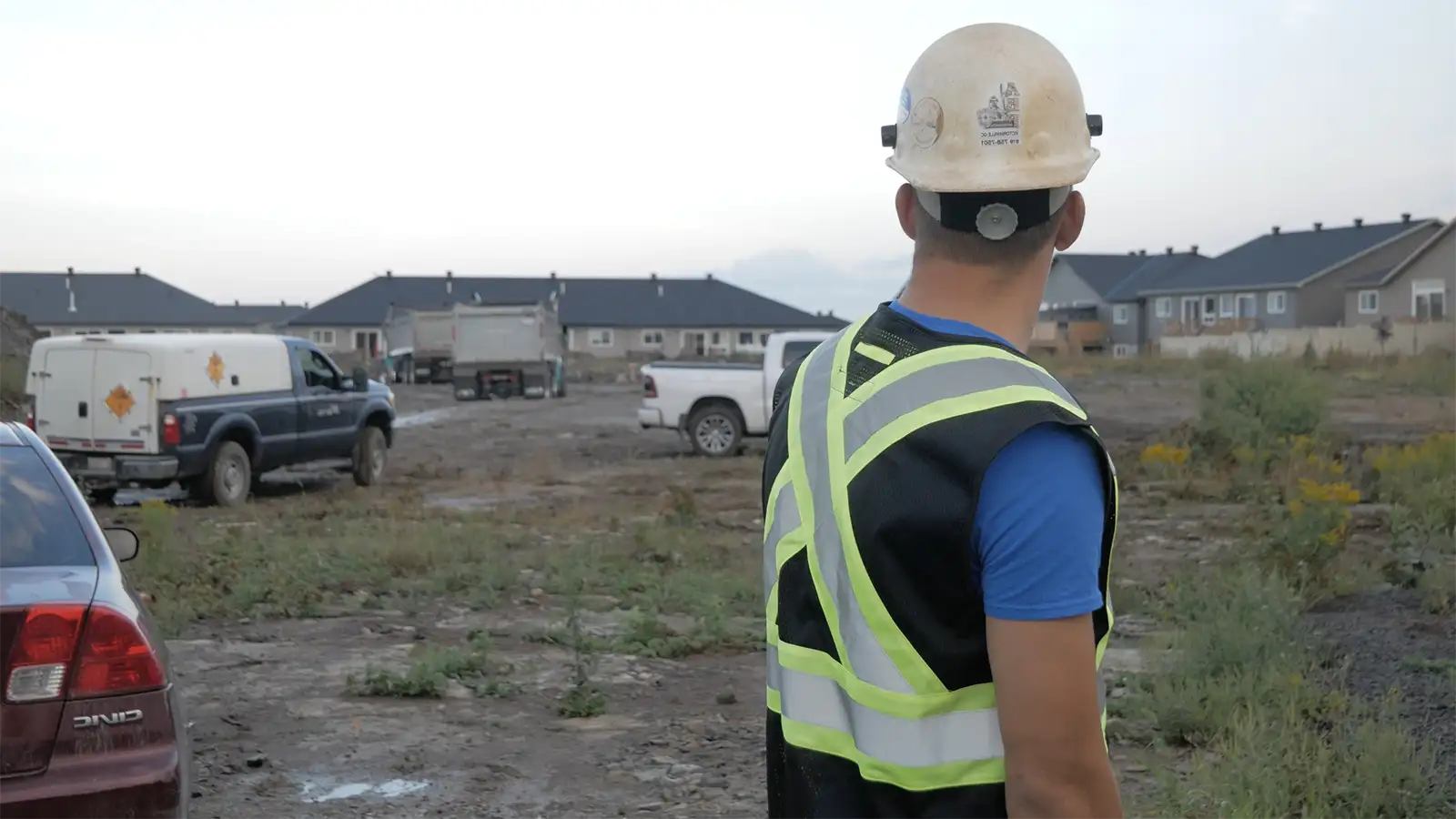 Shawn Watts on jobsite