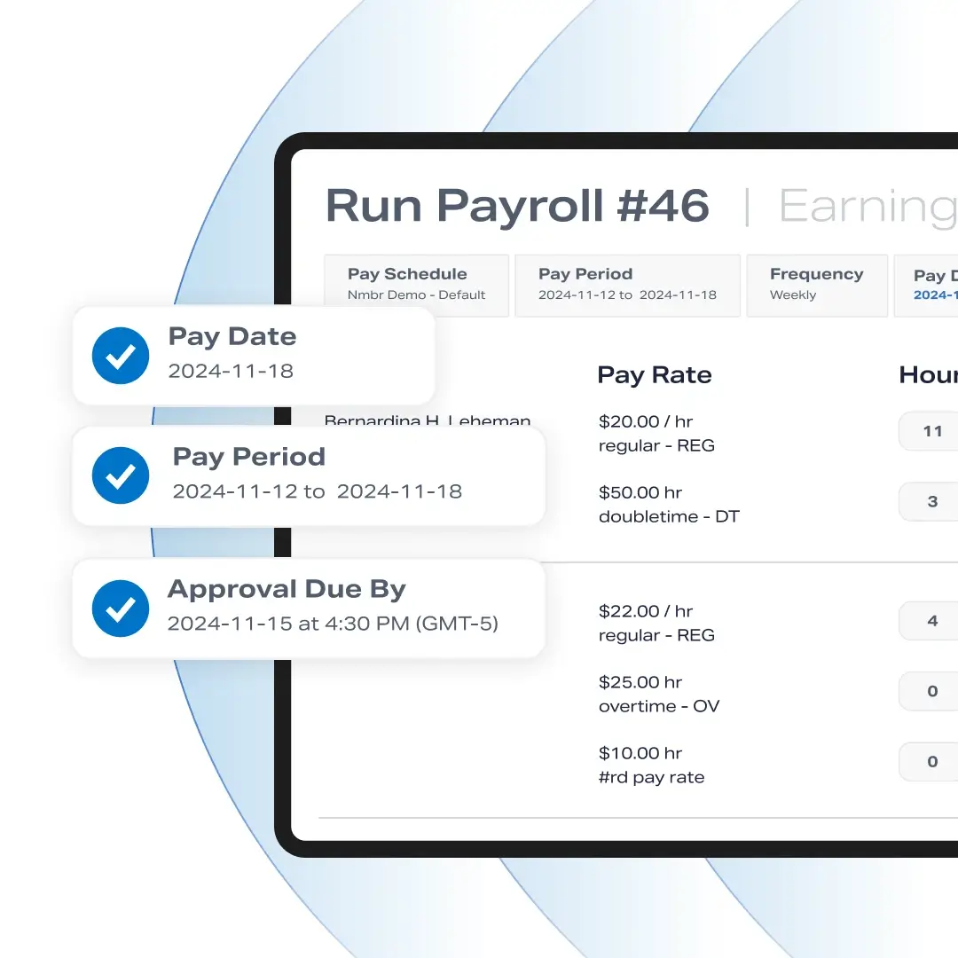Payroll system integration